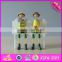 2016 new design desktop wooden small craft doll W02A143