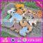 custom educational wooden animal toys for kids W13A111-S