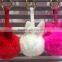 Fashion 8cm Rabbit Pom Key Holder K024-007
