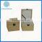 Newest Rectangle Wood Box With Metal Hinge