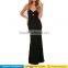 2016 ladies lace long evening party wear fashion maxi dresses with picture