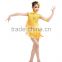 Hot selling girls tassel latin dance wear RH19