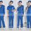 Men Blue Cotton Medical work uniform / Nurse Staff scrub suit design / navy white uniform