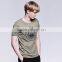 2017 High Quality Summer Cotton Print Men's Custom Short Sleeved T-shirt