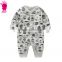 Wholesale new fashion baby clothes newborn 100% cotton baby romper long sleeve infants pyjamas