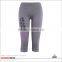 Womens fitness wear custom logo anti-static yoga capri pants