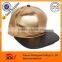 fashion custom 5 panel snapback cap/hat faux leather baseball cap cheap bangladesh caps