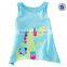 New kids clothing new tank tops for kids printing kids singlet