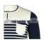 ISO9001/BSCI Manufature navy blue teenager striped pattern cardigan sweater