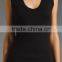 Scoop Neck Tank in Black