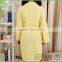 Promotion Hemmed Dyed Microfiber Adult Bathrobe