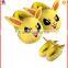 2016 newest carton shape plush pokemon toy slipper wholesale with all sizes