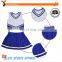 Sublimation cheerleader costume navy outfit cheerleader uniform wholesale