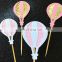 Newest Pink Balloon Glitter Cupcake Topper Birthday Wedding Cake Decorations