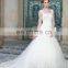 ED Elegant Sweetheart Lace Straps Mermaid Beaded Appliqued Wedding Dress Bridal Gown
