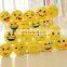 Large Sofa Cushion Decorations Yellow Round Pillow Stuffed Plush Toy Doll