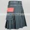 Red and Black Modern Fashion Punk Kilt with Chains