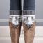 wholesale lady vogue style knit moose boot cuffs for christmas