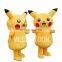 China OEM factory produced adult pikachu mascot costume