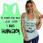 funny cute sports fitness tank tops women sexy gym tank top