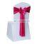 2015 Best Selling Wedding Velvet Chair Covers Sash