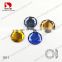 DZ-1011 round glass flat back rhinestone embellishments for jewelry making