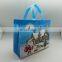 Hot products promotional colorful blue pp woven shopping bag