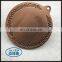 Cheap Custom Bronze Color Round Metal Sport Medal with Ribbon