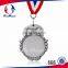 Factory Price Anitique Silver 3D Castle Running Medal