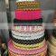 Wholesale Braided Colorful Elastic Adjustable Shoe Straps bands