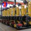 Wheeled pneumatic well drilling rig trailer type frame impact well wheel type pneumatic 200m drilling machine