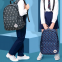 Simple waterproof light campus junior shoulder backpack