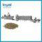 Steam heating Twin screw extruder machine for fish feed, pet animals food
