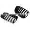 Front Bumper Kidney Sport Grille Grill Glossy Black 07-13 for BMW E70 E71 X5 X6