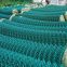 Galvanized and PVC Coated Rhombus Chain Link Fence