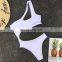 Sexy bikini 2019 One shoulder Swimwear women Cut Out Bathing Suits monokini Women bikinis Summer swimsuit one piece Beach