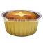 coated silver red green gold takeaway eco-friendly cake foil cup with lid