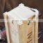 Custom Logo and Color Sliding Lid Wooden Vintage Wine Box for Single Bottle