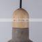 Industrial style pendant light Chinese designer cement pendant light for kitchen