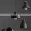 European Living Room Chandelier Black Vintage Ceiling Lamp Pendant Light