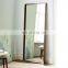 antique silver frame mirror