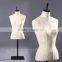 wholesale adjustable female mannequin upper body manikin with metal base women dummy mannequin M003- F-3