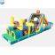 Custom inflatable obstacle climbing hill race for sale,inflatable obstacle course kids custom sport game
