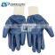 Light Weight Yellow Nitrile Glove Fully Dipped Gloves For Cotton Interlock