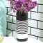 Retro Black Stripe Ceramic Vase Flower Arrangement Decoration For Living Room Model Room