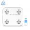 The Newest Body Fat App Portable Smart White LED Display Wifi Weighing Scale
