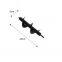 Spiral pipe single thread and thread twist drill rod for coal mining