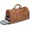 leather big size durable travel bags