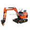 Simple to operate High productivity Crawler 0.8 ton 1 ton hydraulic small digger machine mini excavator