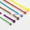 Cable Tie Black  White Coloured/Self-Locking/ Releasable /with a small insert holder with any size can customized